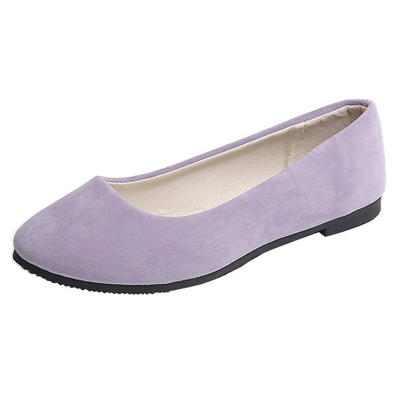 Women Girls Solid Big Casual Shoes for Women Slip on Wide Width Size Slip on Flat Womens Casual Dress Shoes Size 9 Shallow Comfort Casual Single Women's Casual Shoes Size 11 Wide Shoes