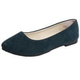 thumbnail image 1 of Women Girls Solid Big Flat Shoes for Women Casual Size on Flat for Women Casual Shoes Shallow Comfort Casual Single Women's Casual Shoes, 1 of 3