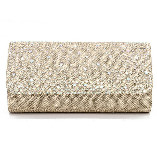 Women Glistening Evening Clutch Bags Formal Party Clutches Wedding Purses Cocktail Prom Clutches