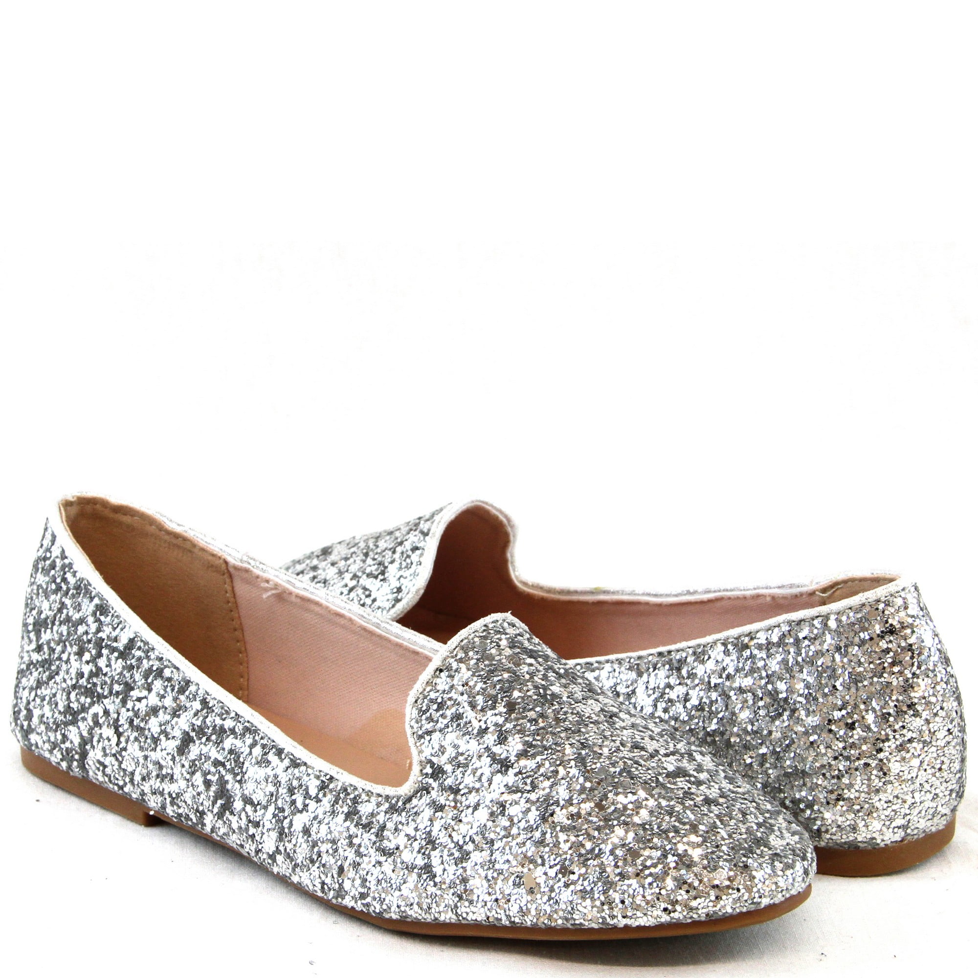 Ladies glitter hotsell flats