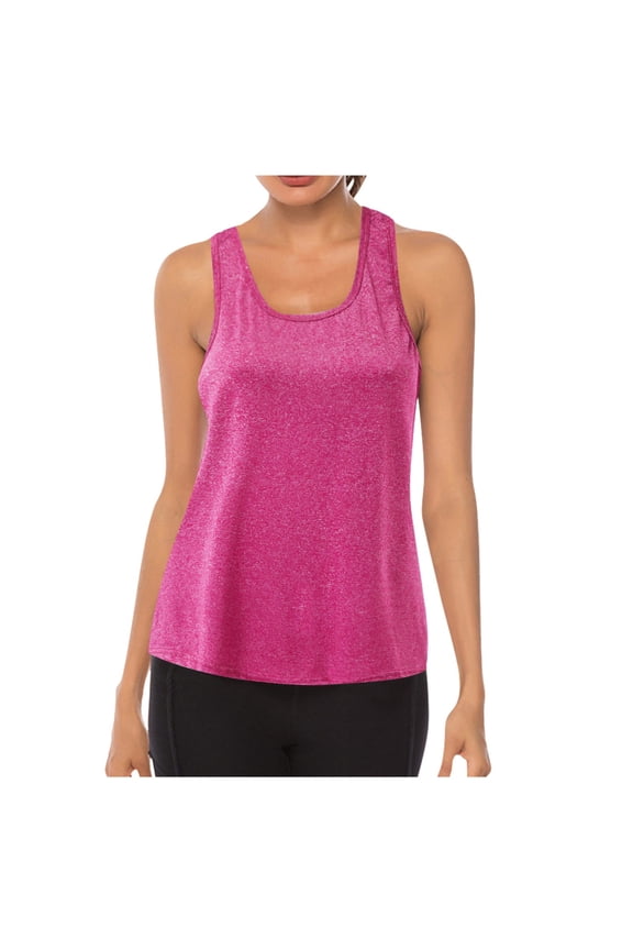 Women Going Out Summer Tank Tops Camisole Racerbacks Yoga Running Mesh Blouse Undershirts