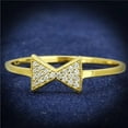 thumbnail image 1 of Women Gold 925 Sterling Silver Ring with AAA Grade CZ in Clear - Size 5, 1 of 1