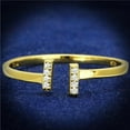thumbnail image 1 of Women Gold 925 Sterling Silver Ring with AAA Grade CZ in Clear - Size 9, 1 of 1