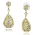 thumbnail image 1 of Women Gold Brass Earrings with AAA Grade CZ in Clear, 1 of 1