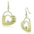 thumbnail image 1 of Women Gold Iron Earrings with Top Grade Crystal in Clear, 1 of 1