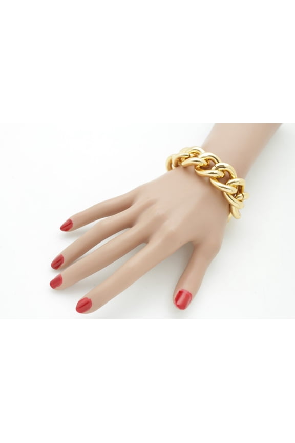 Women Gold Metal Chunky Chain Thick Links Hip Hop Fashion Jewelry Sexy Street