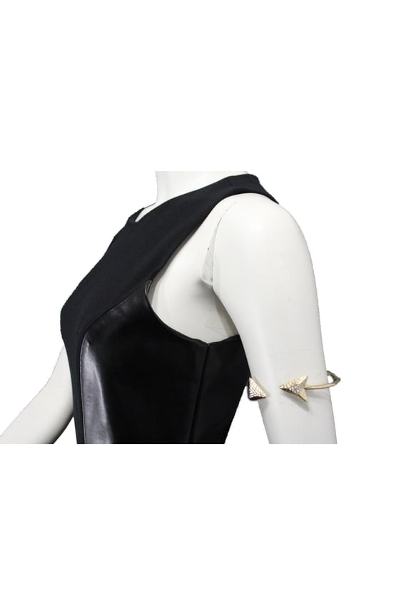 Women Gold Metal High Arm Cuff Bracelet Fashion Jewelry Skinny Arrow Wrap Around