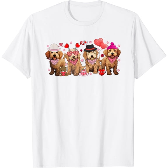 Women Golden Doodle Love Day Goldendoodle Mom T-Shirt