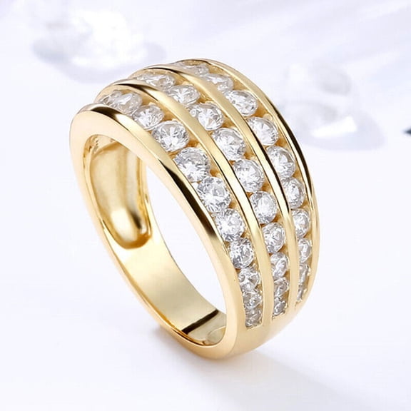 Women Gorgeous Rings Cubic Zirconia Jewelry Size 6-10