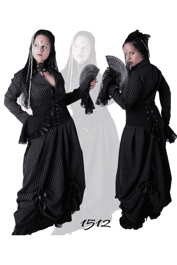 Women Gothic Long Corset Dress Halloween Prom Party Night PLUS SIZE Dress