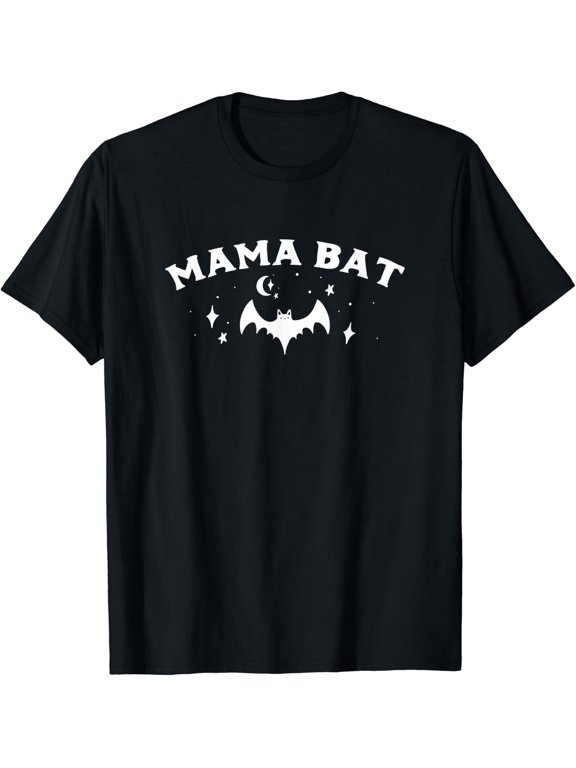 Women Gothic Mama Bat Alternative Mom Style T Shirt Size S-5XL