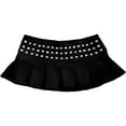 thumbnail image 1 of Women Gothic Punk Studded Mini Pleated Skirts Low Waist Short Skirts Harajuku Goth Skirt, 1 of 7