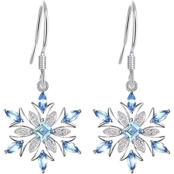 Women Graceful Crystal Professional Flake Star Ear Stud Star Shinny Earring Fashion Jewellery[u233]