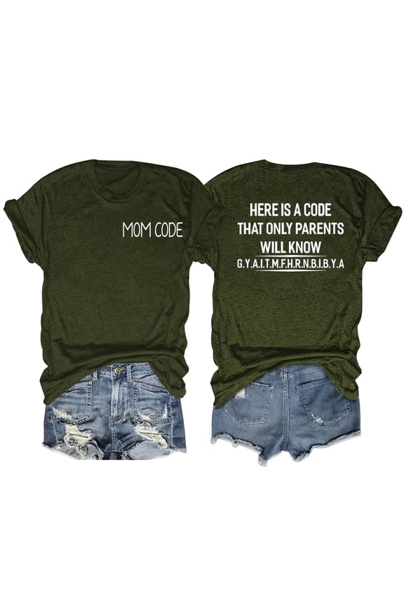 Women Graphic T Shirts Novelty Letter Print Crew Neck Short Sleeve Pullover Tops Summer Trendy Casual Classic Fit Basic Tees