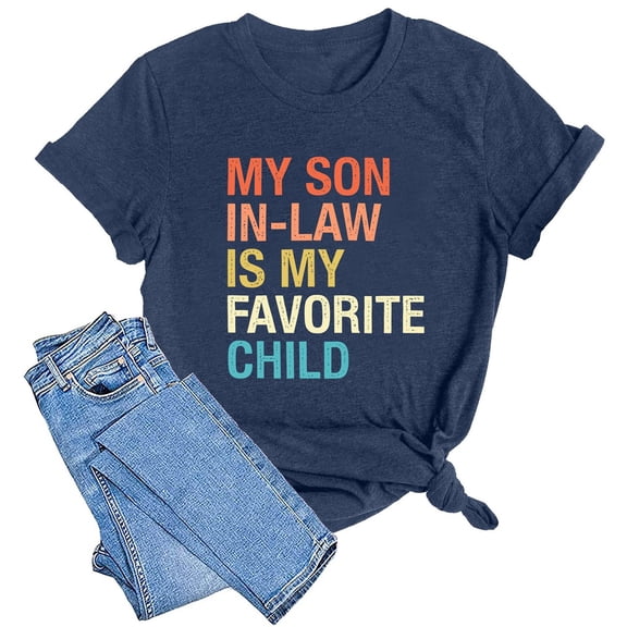 Women Graphic T-Shirts Summer Fashion Letter Printed Short Sleeve Crew Neck Tops Funny Dressy Casual Stretch Comfy Blouses