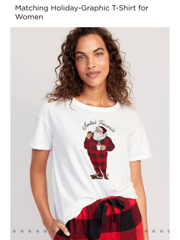 Women Graphic Tee Old Navy Sz Favorite Holiday Everyday Wear