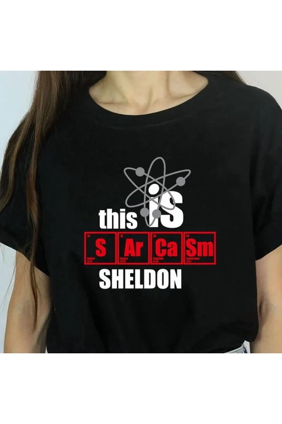 Women Graphic Tee Shirt Funny Harajuku This Is Sheldon Shirt Streetwear Gift Unisex S-5XL Hot Trending Shirt, Vintage Birthday Gift