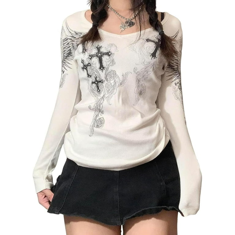 Aesthetic Shirt For Teen Girls, Grunge Clothing & T Shirts Aesthetic Shirt For Teen Girls, Grunge Clothing & T Shirts