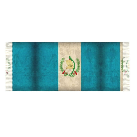 Women Guatemala Flag Proud Guatemalan Vintage Scarf Large Shawls For Travel Office