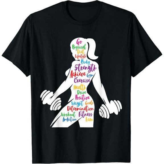 Women Gym Motivation Workout Motivational Fitness Lover Gift T-Shirt
