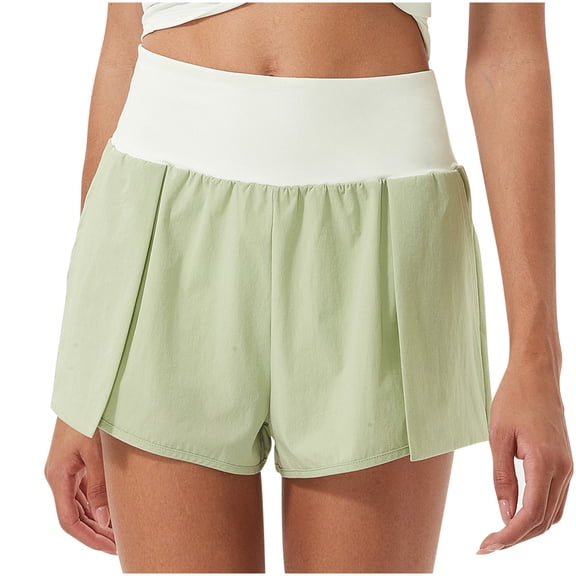 Women Gym Straight Shorts Loose Fitness Youth Outdoor Multi-Pocket Casual Shorts