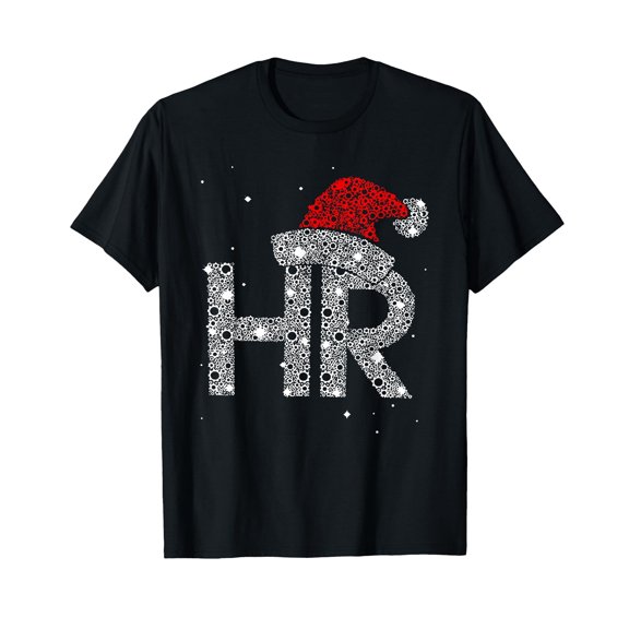 Women HR alphabet print Funny christmas gift T-Shirt