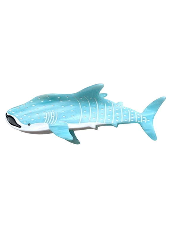 Women Hair Claw Ocean Series Dolphins Whales Shape Acetic Acid Hair Clip Large Size Back Head Hair Claw