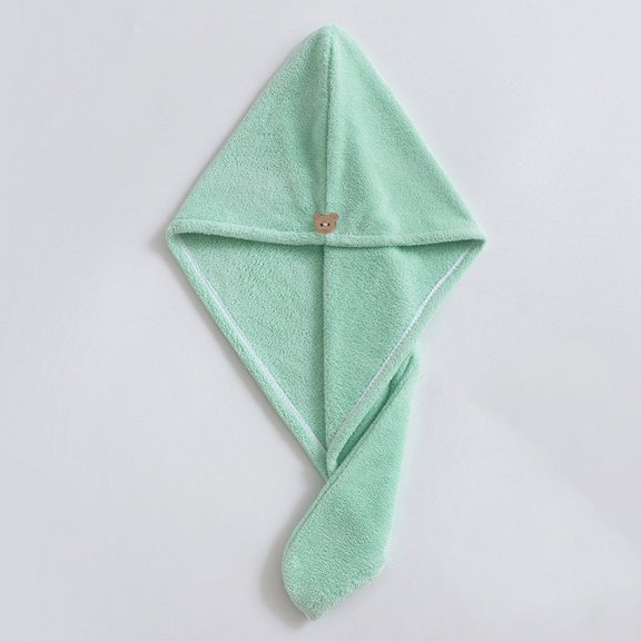 Women Hair Drying Hat Quick-dry Hair Bath Hat Towel Cap Hat Microfiber Solid Towel Cap Super Absorption Turban Hair Dry Cap