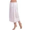thumbnail image 1 of Women Half Slip Anti Static Long Skirt Underskirt Petticoat Extender Soild Color, 1 of 10