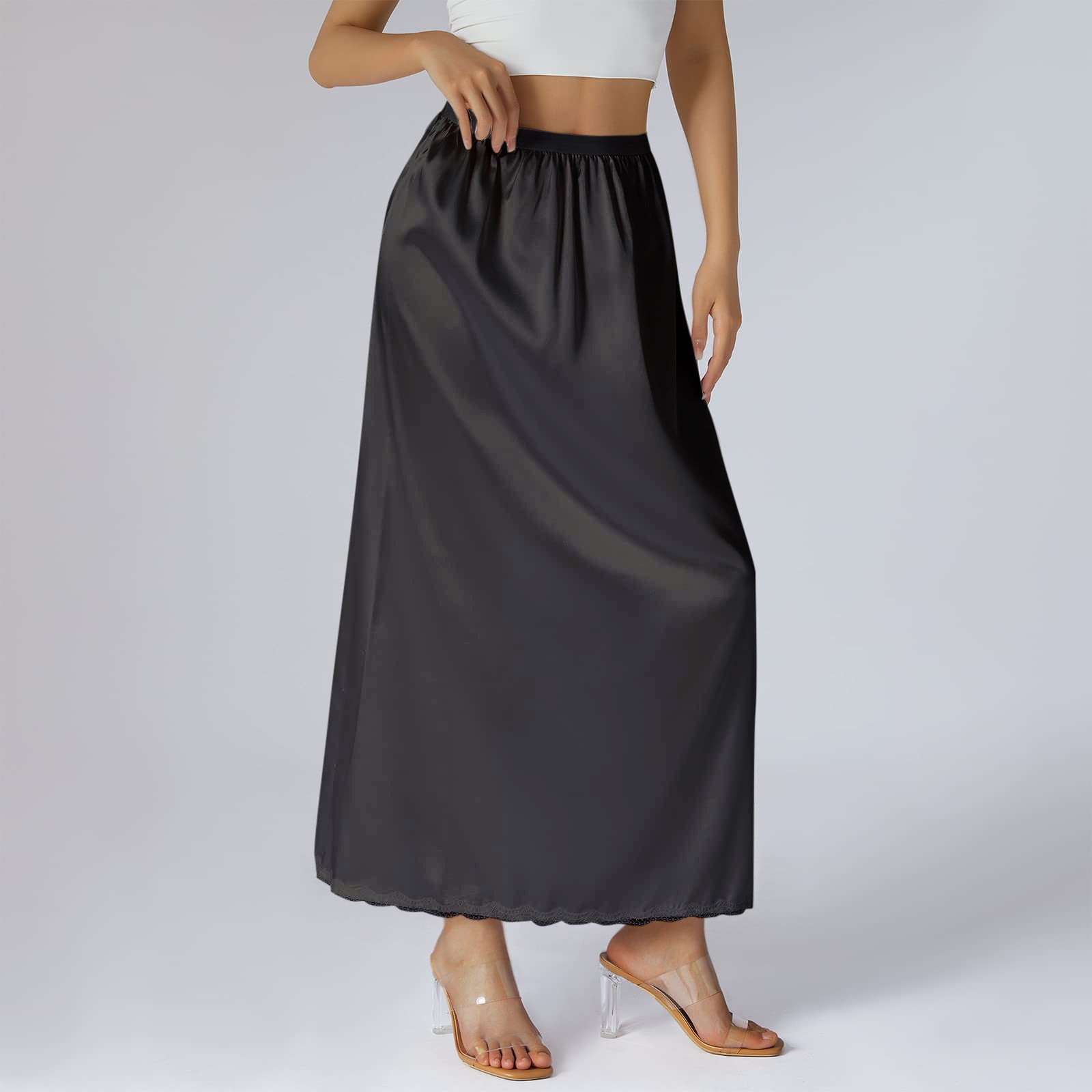 Satin half slip best sale