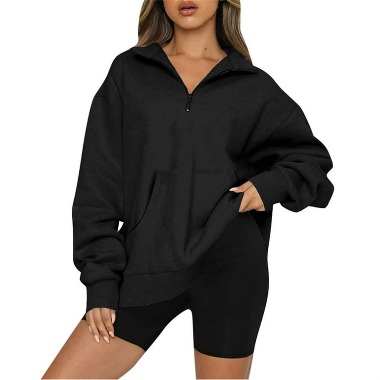 Half zip pullover women's workout hotsell