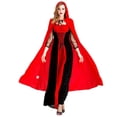 thumbnail image 1 of Women Halloween Cosplay Red Riding Hood Cape Fancy Dress Party Costume, 1 of 6