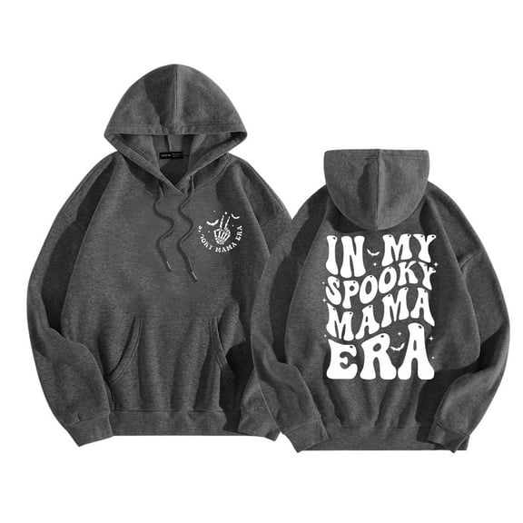 Women Halloween Graphic Printed Hoodie Long Sleeve Pullover Sweatshirt Casual Comfortable Blouse Top for Day