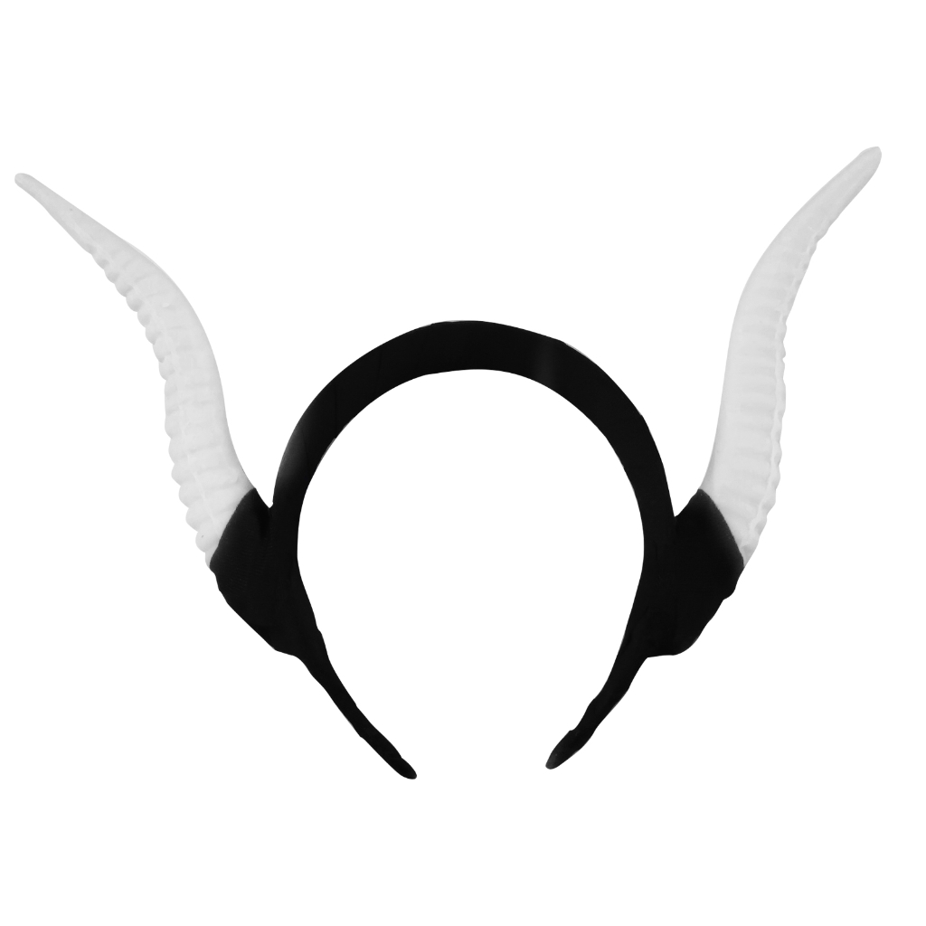 Women Halloween Headband Devil Ox Long Horn Hair Hoop Devil Cosplay