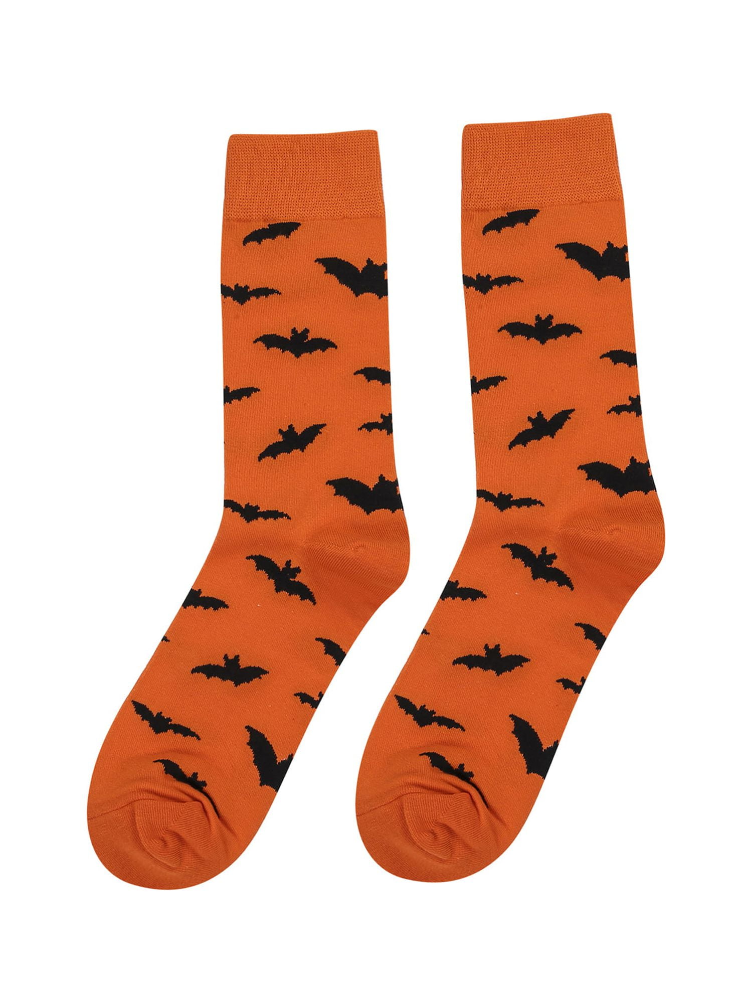 Women Halloween Novelty Crew Socks, Jacquard Tube Sock, Non-slip High ...