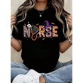 thumbnail image 1 of Women Halloween Nurse Shirt Graphic Tee Top, 1 of 6