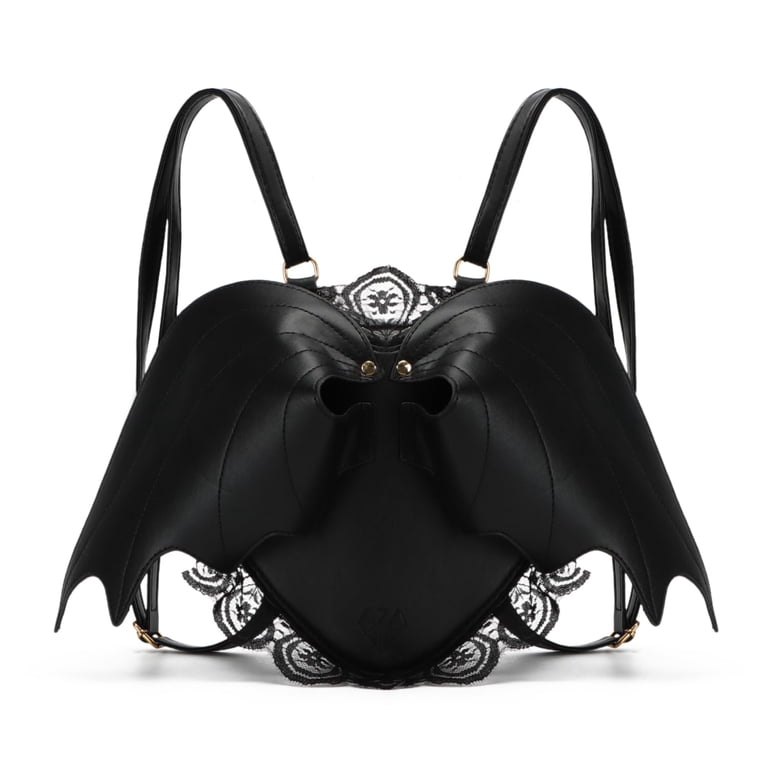 Women Halloween Purse Bat Wing Goth Handbags Black Gothic  display picture 2