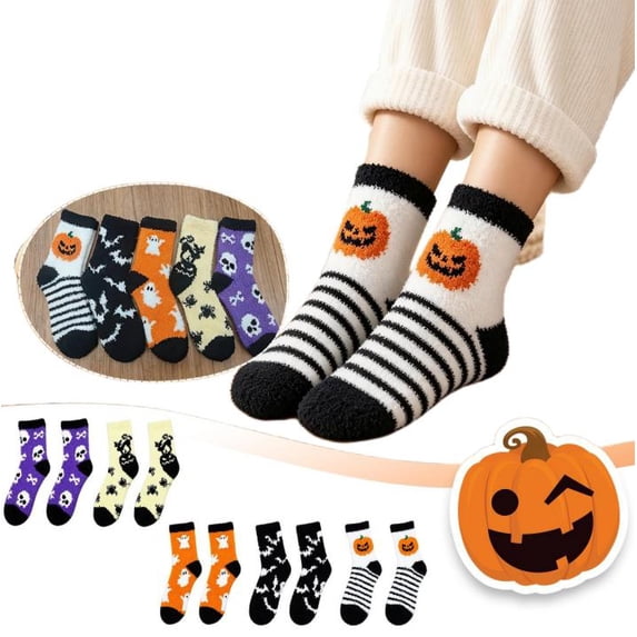 Women Halloween Socks,Cute Printed Mid‑Calf Holiday Daily Socks