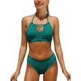 thumbnail image 1 of Women Halter Bikini Set Low Waisted Swimsuits Sexy Two Piece Swimwear, 1 of 5