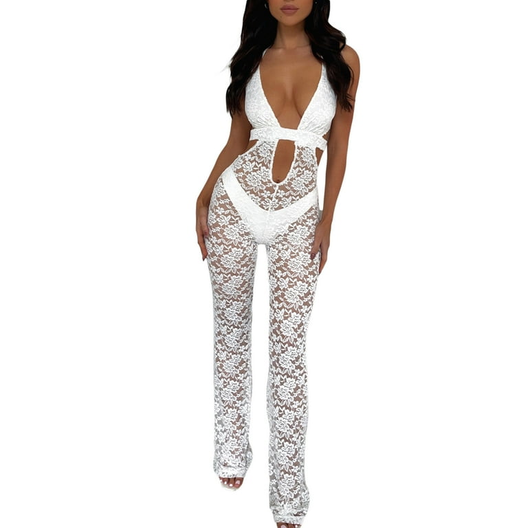 Backless romper pants hotsell