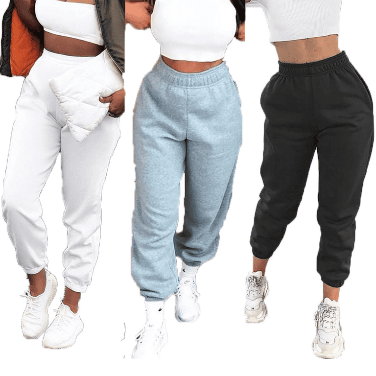 Women Loose Jogger Pants High Waist Sport Running Trousers Hit Color Baggy  Gym Sweatpants Tight Bottom Girls Harem Pant For Yoga - Running Pants -  AliExpress