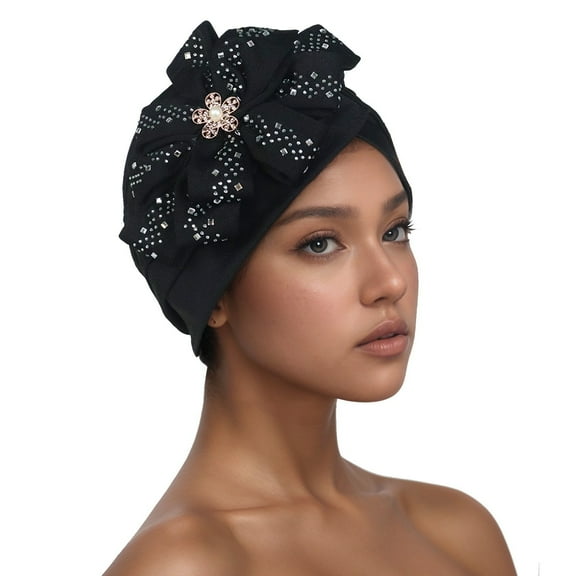 Women Hat Ruffle Cancer Chemo Turban Wrap Cap Scarf Shawl Insulated Hat Winter Trapper Hat Plaid Hats Winter Trapper Hats for Men and Plaid Hat Warm Head Gear Men Winter Wear Flannel Trapper