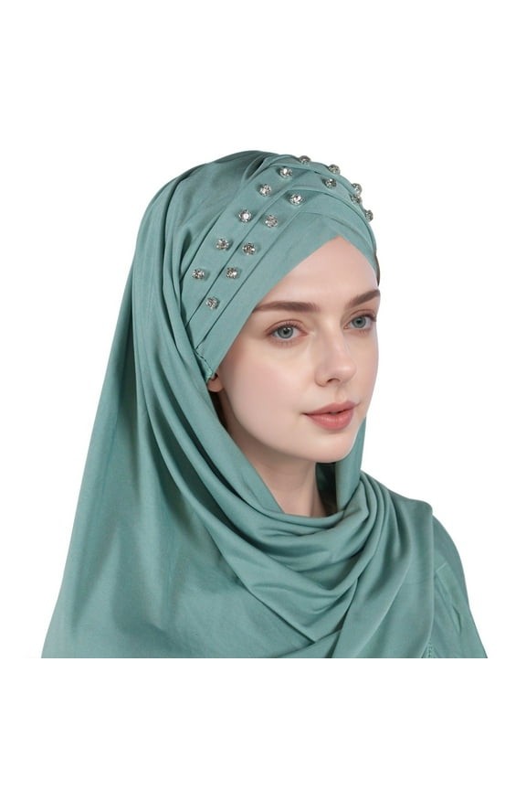 Womens Scarves Fashion Accessories Women Hat Ruffle Cancer Chemo Turban Wrap Cap Scarf Shawl