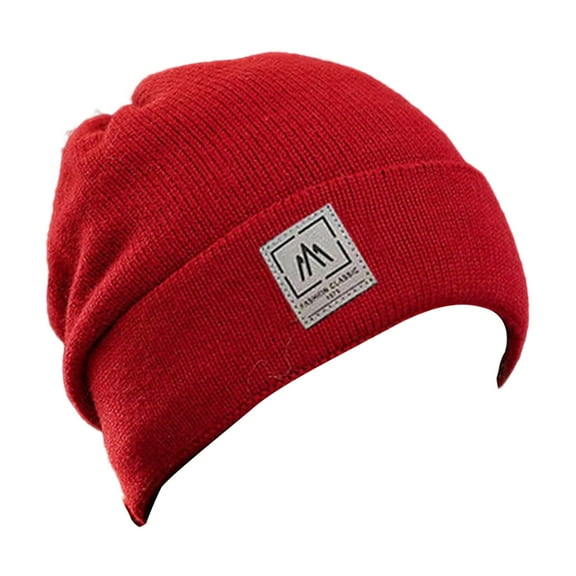 Women Hat Solid Color High Elasticity Fuzzy Stretch Brimless Keep Warm Thick Thermal Ear-protective Winter Hat for Daily Wear