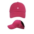 thumbnail image 1 of Women Hats Breathable Low Profile Baseball Cap with Ponytail Hole for Outdoor Sports and Summer Sun, 1 of 3