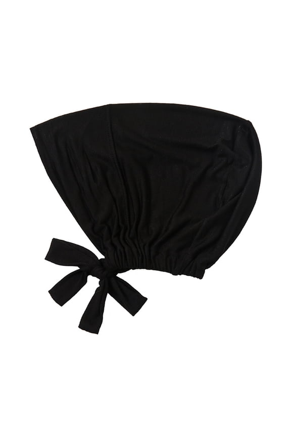 Women Head Warp Solid Color Elastic Band Anti-slip Breathable One Size Head Protection Ethnic Chemotherapy Patients Hat Headwear