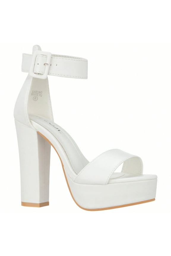 Women High Heel Chunky Heeled Sandals Platform Heels Ankle Strap Sandals Open Toe Heels Chunky Block Dressy Pumps Sandals High Heel Chunky Block Platform Heels