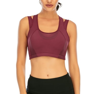 Women High Impact Sports Bras Back Support Bras Running Bra for Plus Size Yoga Bras