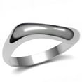 thumbnail image 1 of Women High Polished Stainless Steel Ring with No Stone in No Stone - Size 5, 1 of 1