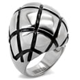 thumbnail image 1 of Women High Polished Stainless Steel Ring with No Stone in No Stone - Size 5, 1 of 1